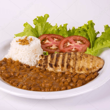 Bandeja con Carne de Cerdo