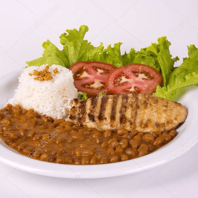Bandeja con Carne de Cerdo