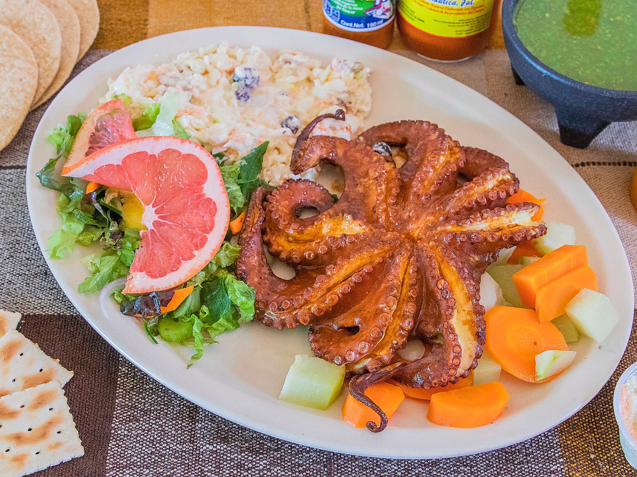 Pulpo Zarandeado