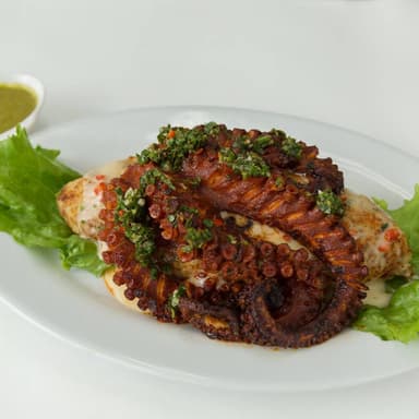 Tacu Tacu de Pulpo a la Parrilla