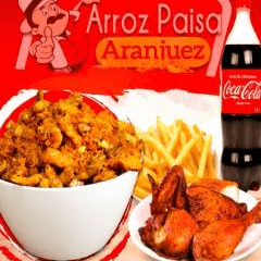 Combo de Arroz y Pollo + Gaseosa