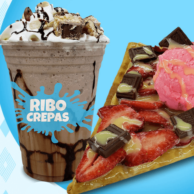 Combo Crepa Deluxe y Frappé