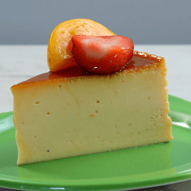 Rebanada Flan Napolitano