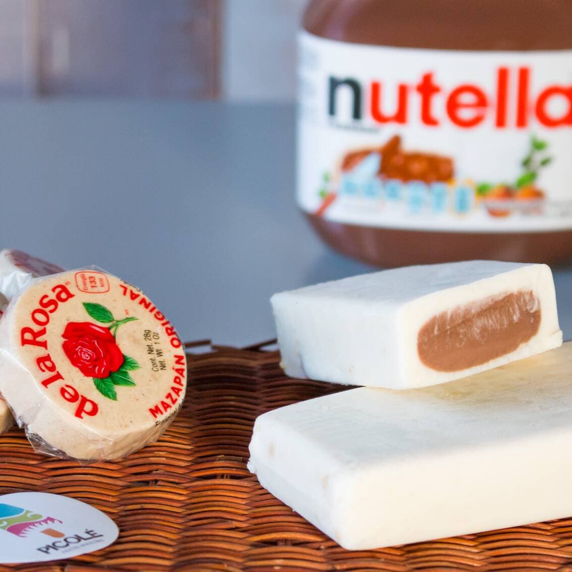 Paleta Mazapán con Nutella