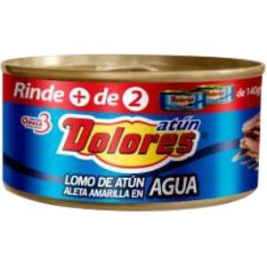 ATUN DOLORES JUMBO EN AGUA 295 G