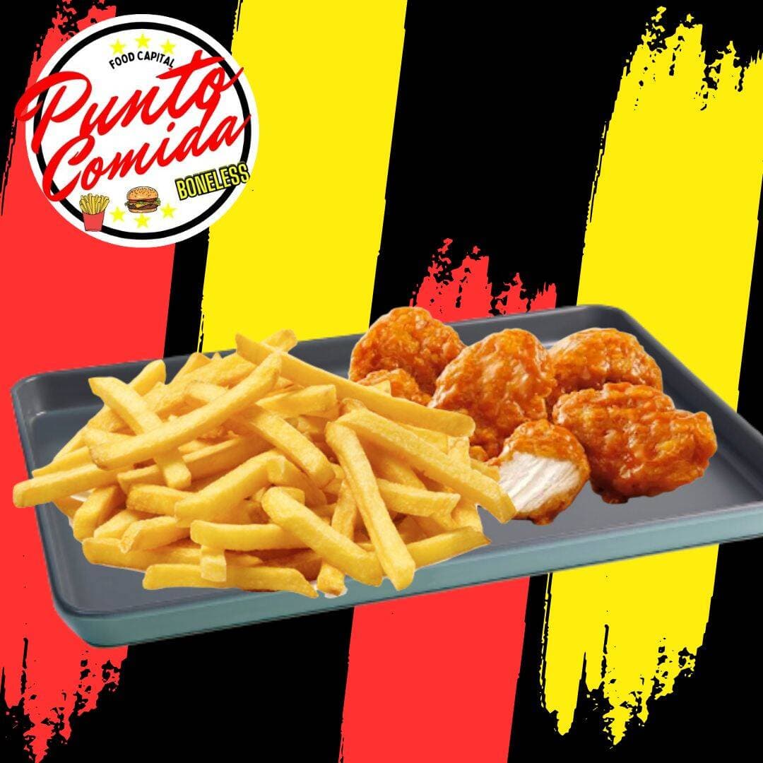Chicos Boneless y Papas (Niño)