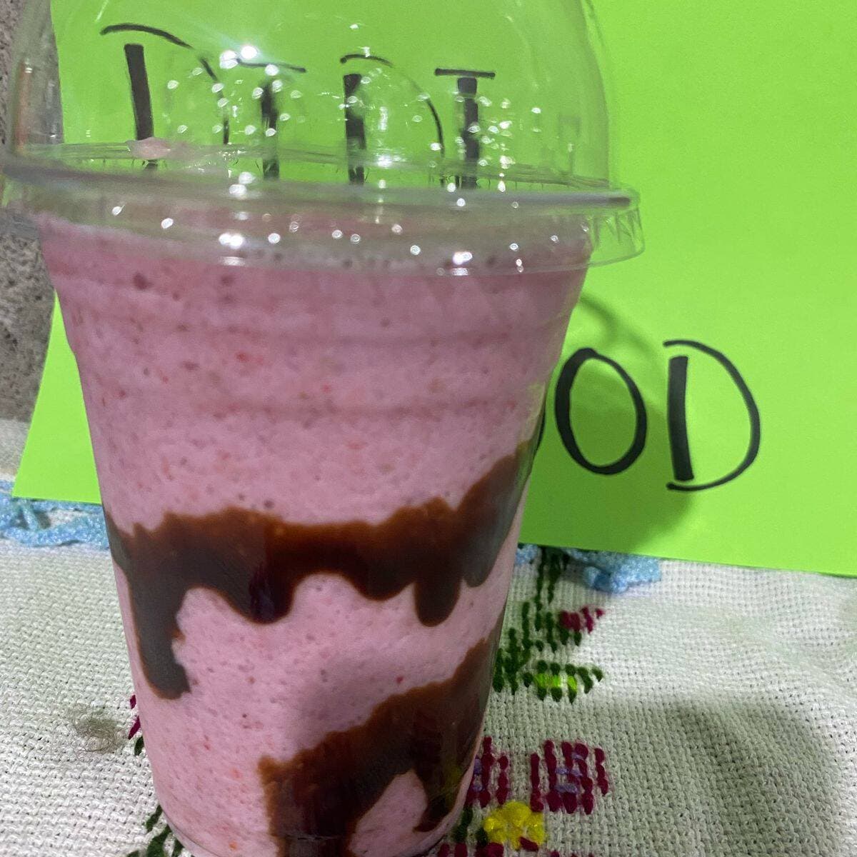 Frappe de fresa