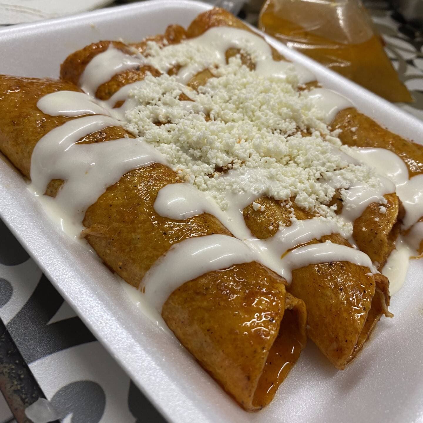Enchiladas Rojas (Orde de 3)