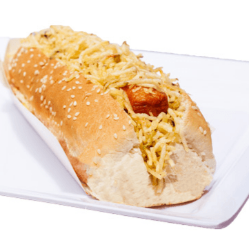 Perro Americano + porción de papa