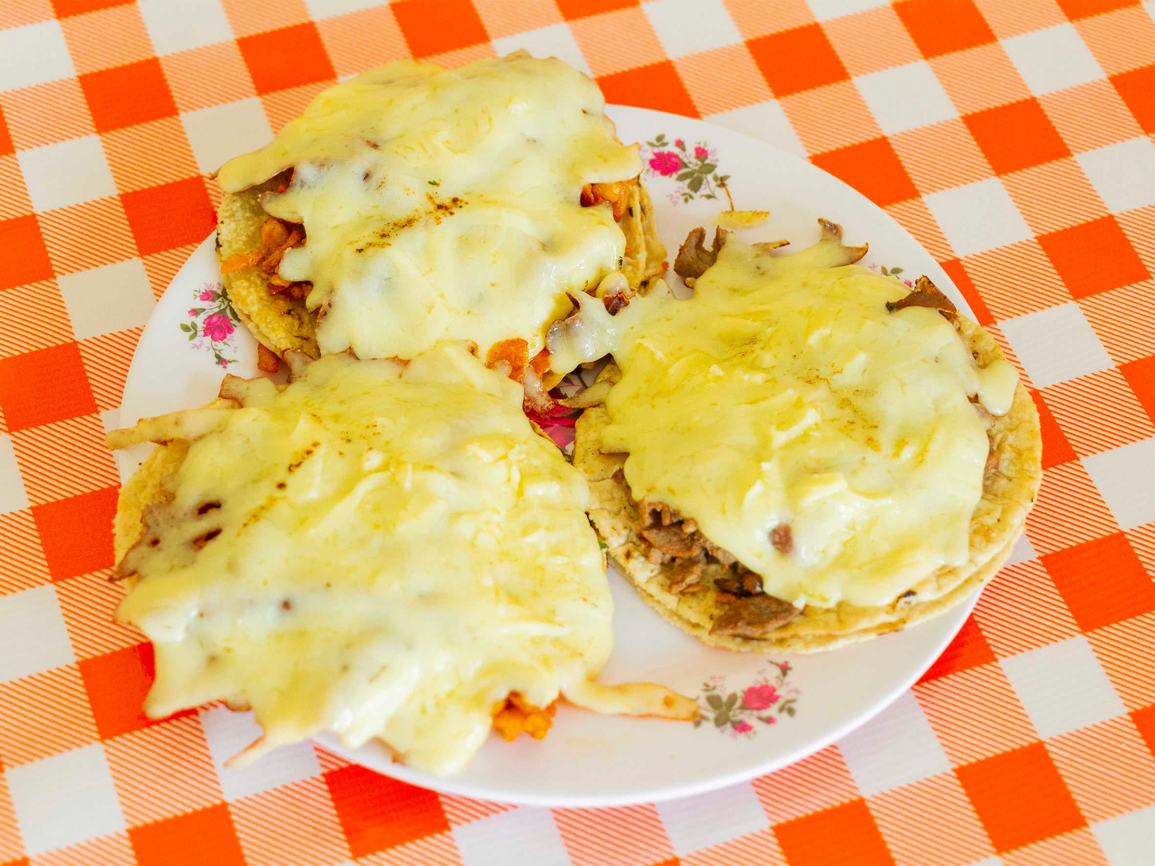 Tacos con queso