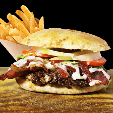 Hamburguesa Tradicional Queso Cheddar
