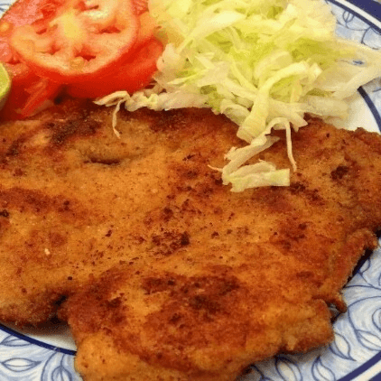 Milanesa de Pollo con Arroz