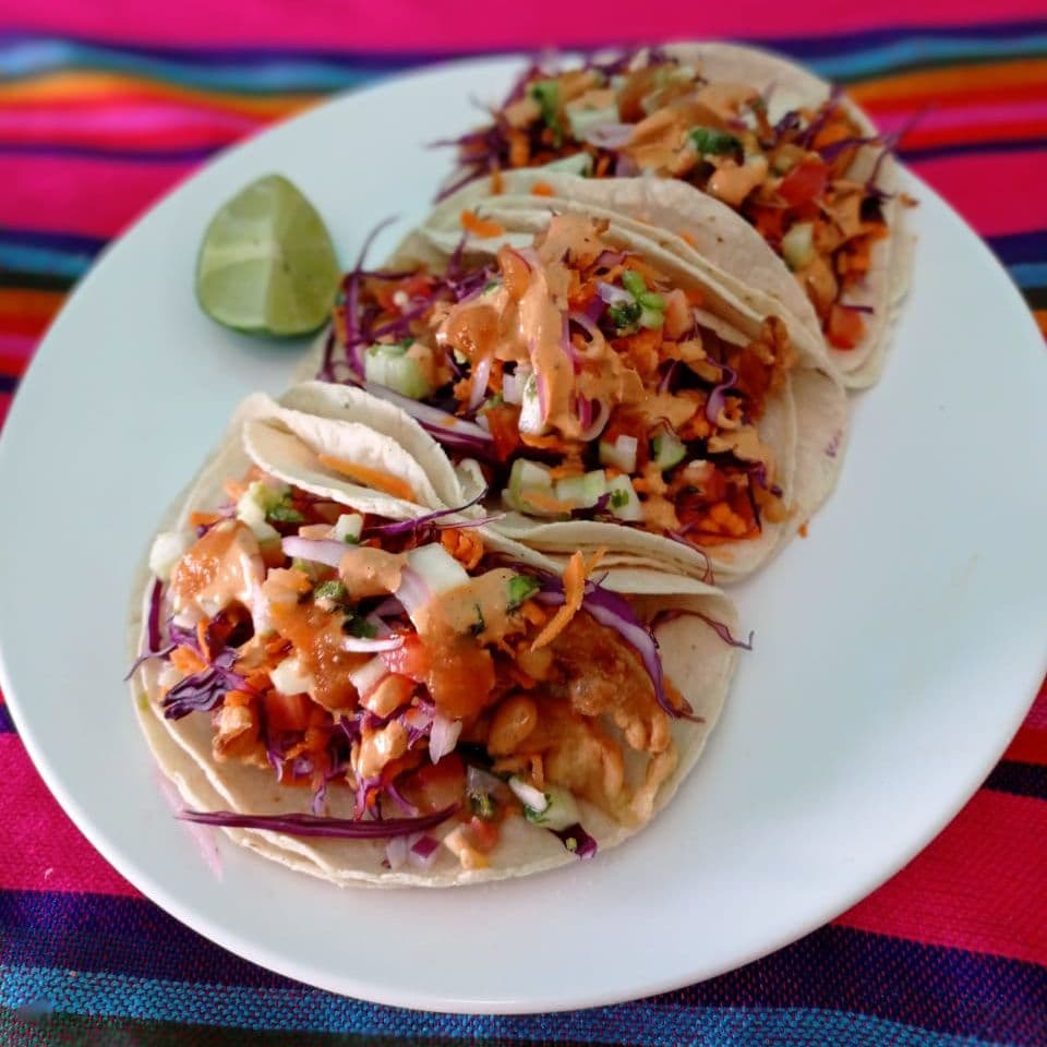 Combo tacos capeados de pescado