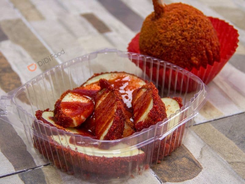Manzanas con Chamoy