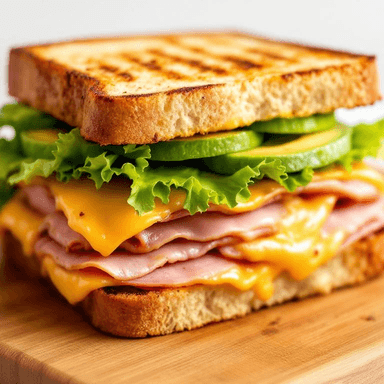 TORTA CON QUESO DE JAMON.