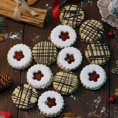 CAJA GALLETA GARABATO/LINZER (12 PZA)