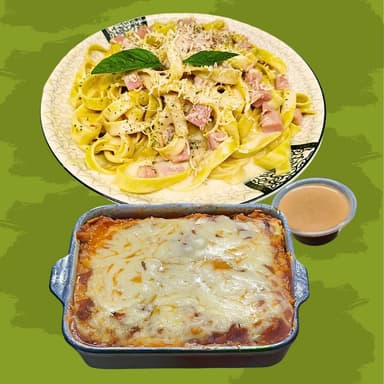 Duo Pastas Lasagna + F Alfredo
