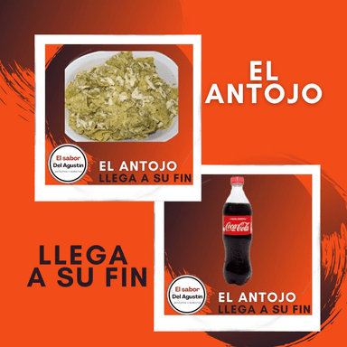 COMBO CHILAQUIL VERDES + COCA