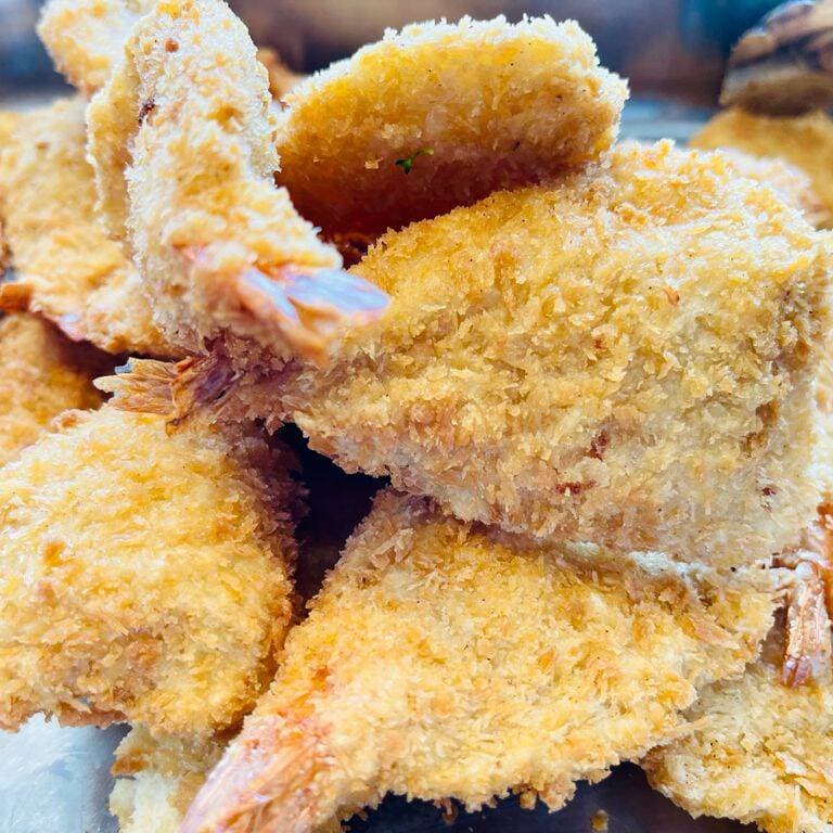 Camarones con Arroz o Tallarines