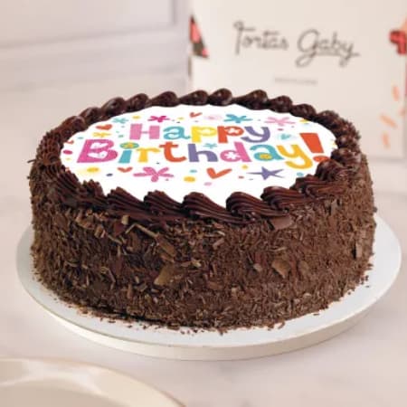 Feliz Cumpleaños Mediana Chocolate
