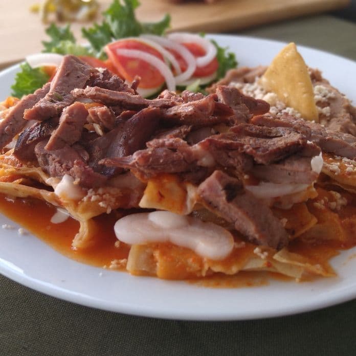 Chilaquiles sencillos