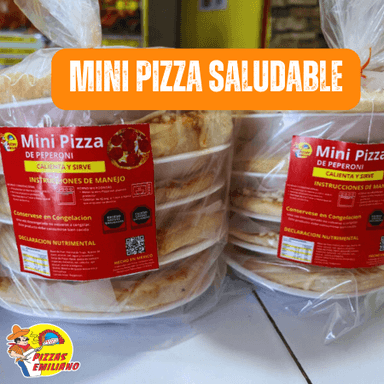 5 Minis Pizzas Artesanales Precocida a Precio $99