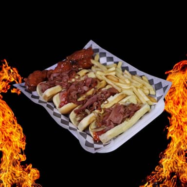 Dogos con alitas clasico
