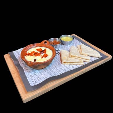 Queso Fundido con Chistorra