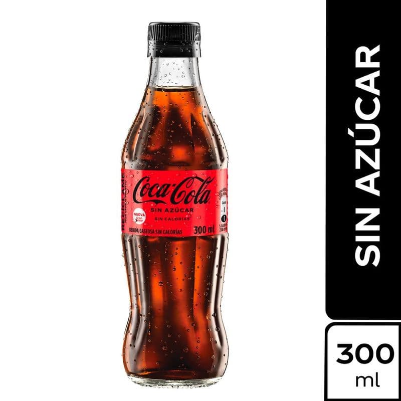 Coca-Cola sin azucar 300 ml