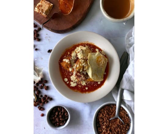 Chilaquiles Rellenos Rojos