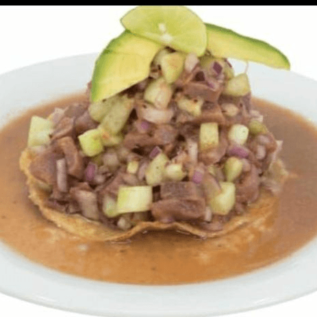 Tostada Tropical de Atún y Mango