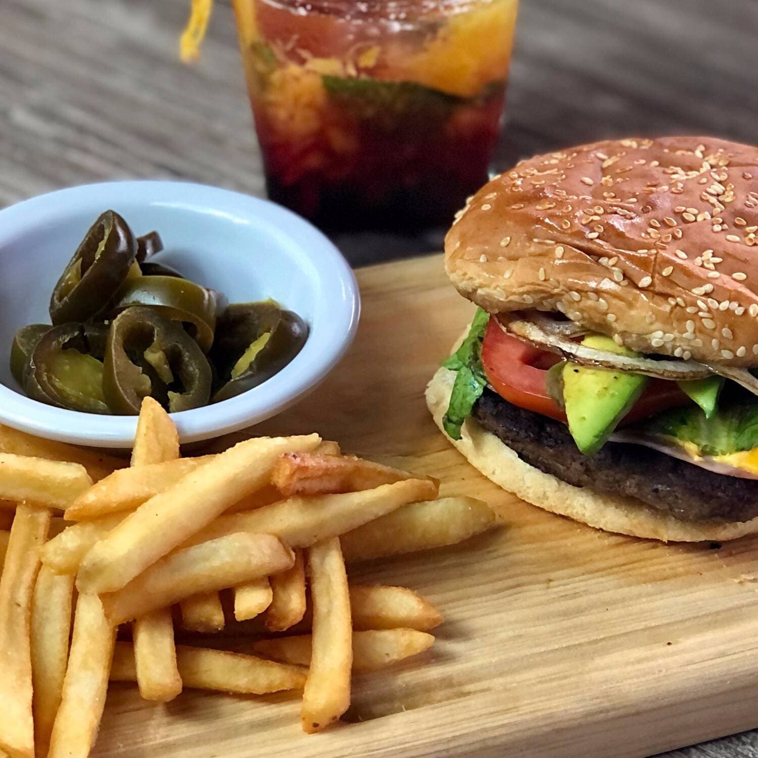 Hamburguesa de Arrachera