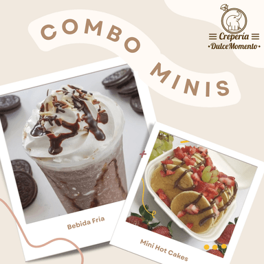C o m b o Minis + Bebida Fría (16 Oz)