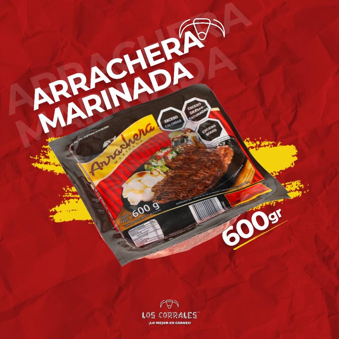 Arrachera Marinada en Bolsa