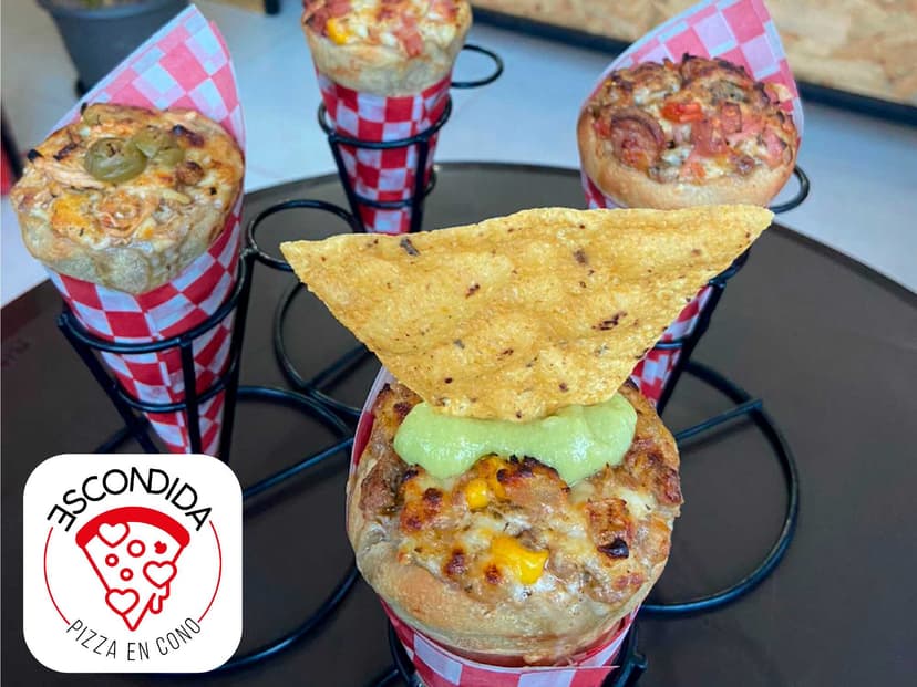 Escondida Pizza en Cono