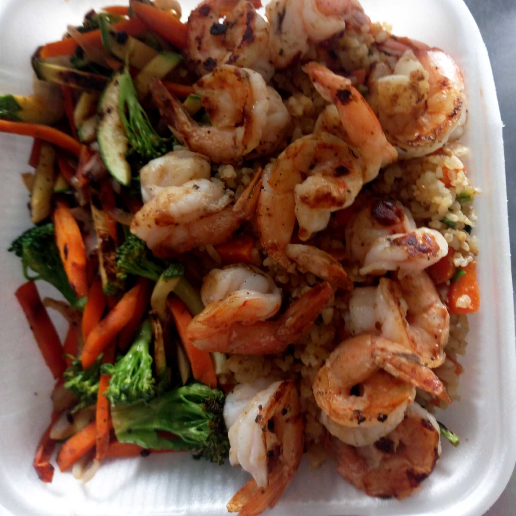 TEPPANYAKI CAMARONES AL AJO