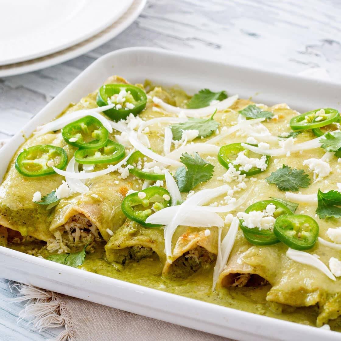 Enchiladas Suizas Verdes