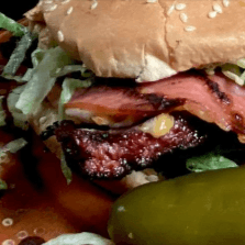 Hamburguesa Arrachera