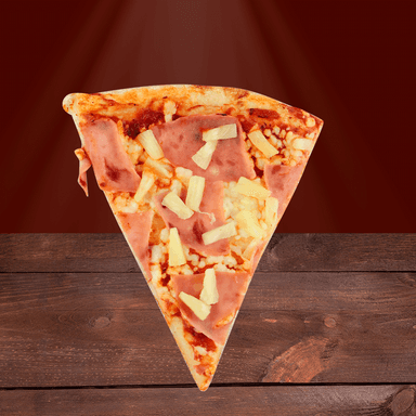 Rebanada de Pizza Hawaiana