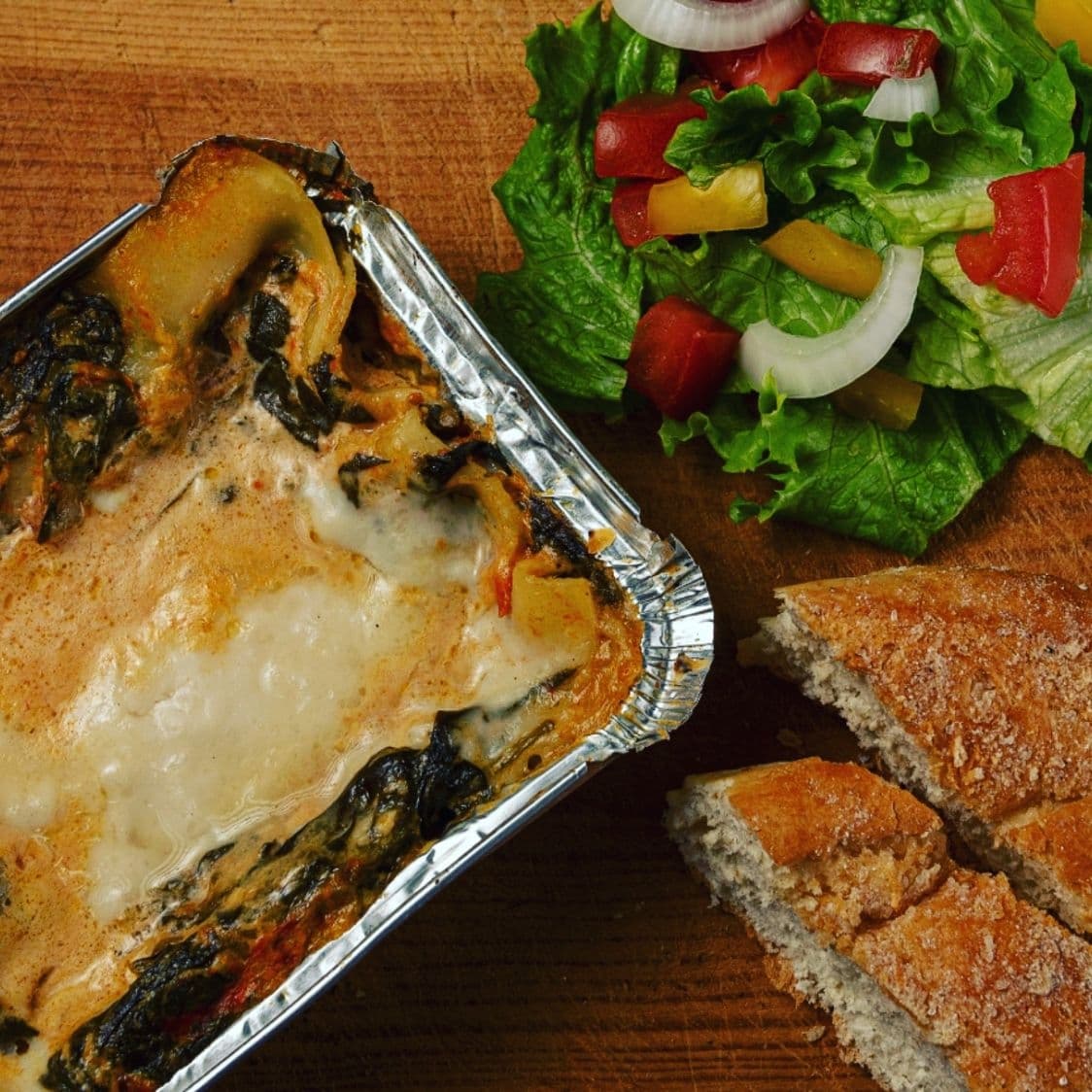Lasagna Individual Espinacas