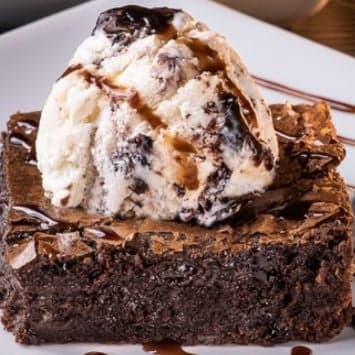 Brownie Bites con Helado