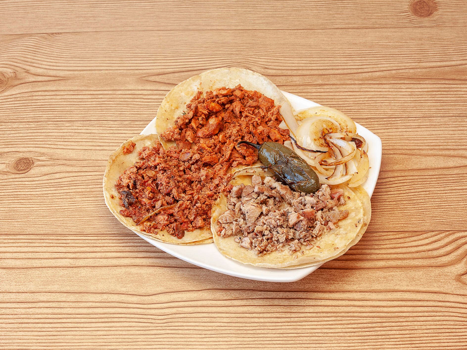 Tacos de chorizo