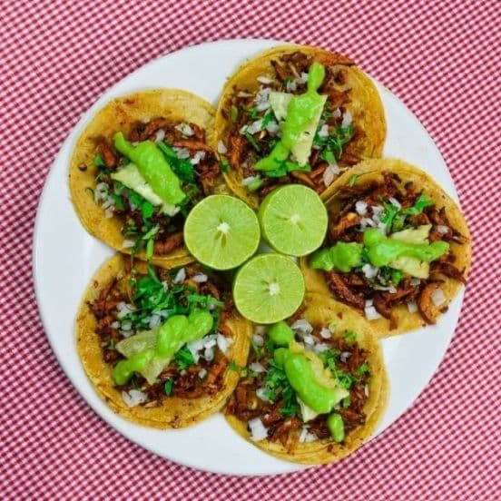 ORDEN DE 5 TACOS DE PASTOR
