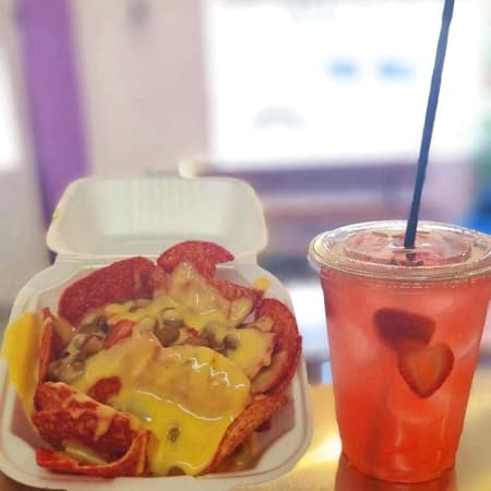 Frito pie + Limonada