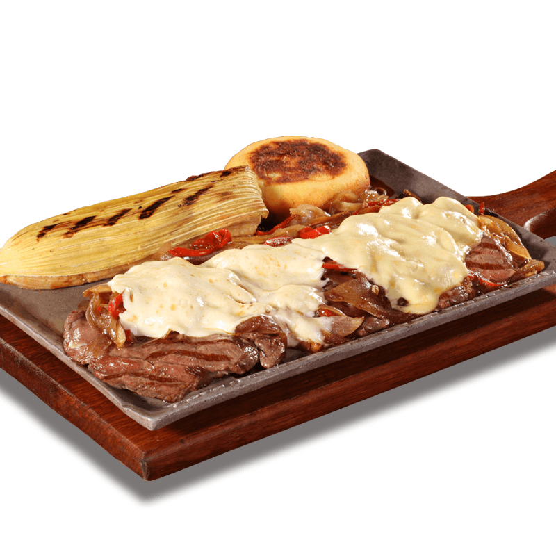 Carne de Rancho con Arepa y Envuelto
