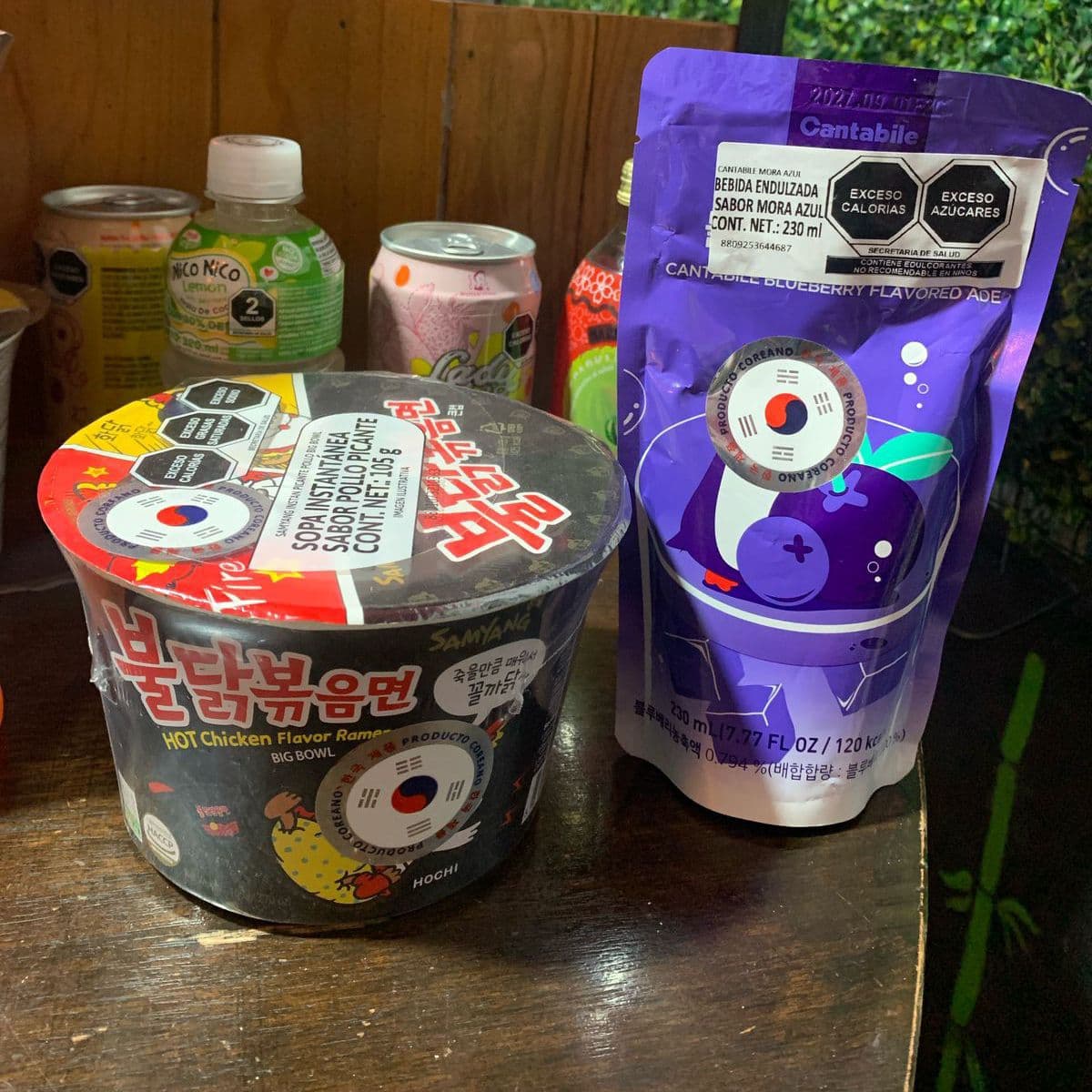 Ramen Coreano Instantáneo + Bebida Oriental