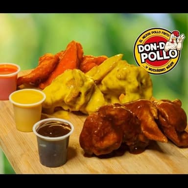 10 Alitas con Salsa Mostaza Miel
