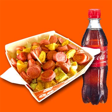 Combo Salchipapa + Cocacola