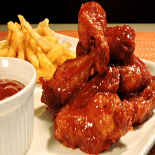 6 Alitas BBQ + 1 Gaseosa 355 Ml