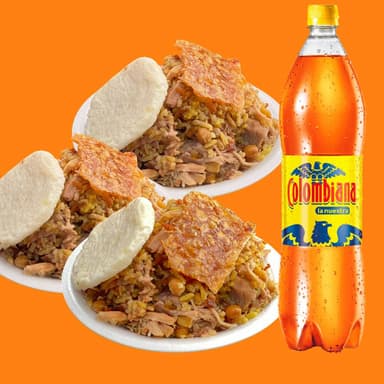 Combo 3 Lechonas 250 g más Gaseosa 1.5 L